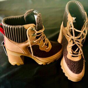 Sorel Brex cozy heel boots